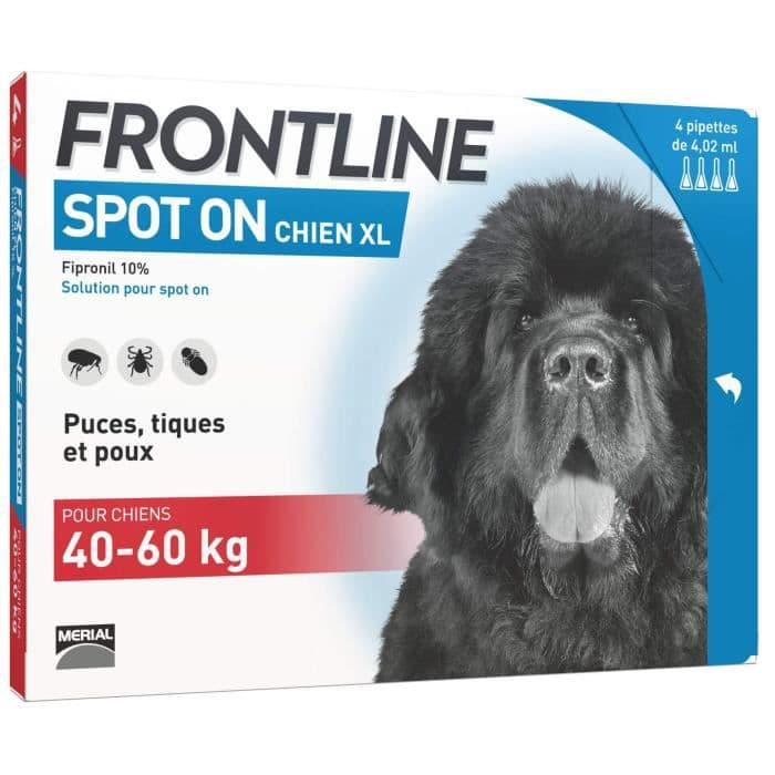 FRONTLINE Spot On hund 40-60 kg - 4 pipetter