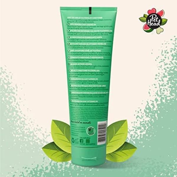 PET HEAD Hundbalsam 250 ml, Furtastic, vattenmelondoft, reder ut trassel, perfekt för lockar och pälsar