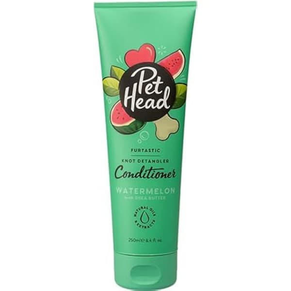 PET HEAD Hundbalsam 250 ml, Furtastic, vattenmelondoft, reder ut trassel, perfekt för lockar och pälsar