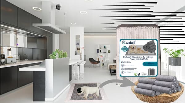 Absorberande hygieniska engångsmattor för hundkiss 60x60 40 st