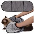Miniatyrbild 1 av 7: Hund katt badhandduk snabbtorkande absorberande med fickor 60x22cm