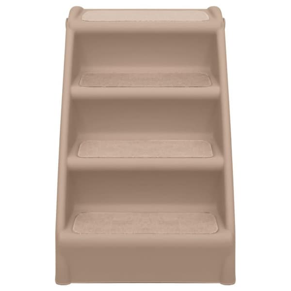 vidaXL Hopfällbar hundtrappa brun 62x40x49,5 cm