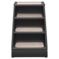 Miniatyrbilde 4 av 10: vidaXL Hundetrapp sammenleggbar svart 62x40x49,5 cm