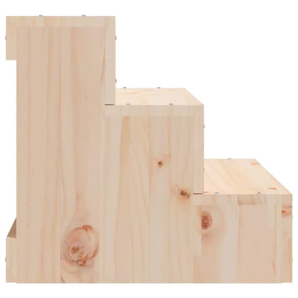 vidaXL Husdjurstrappa 40x37,5x35 cm massiv furu