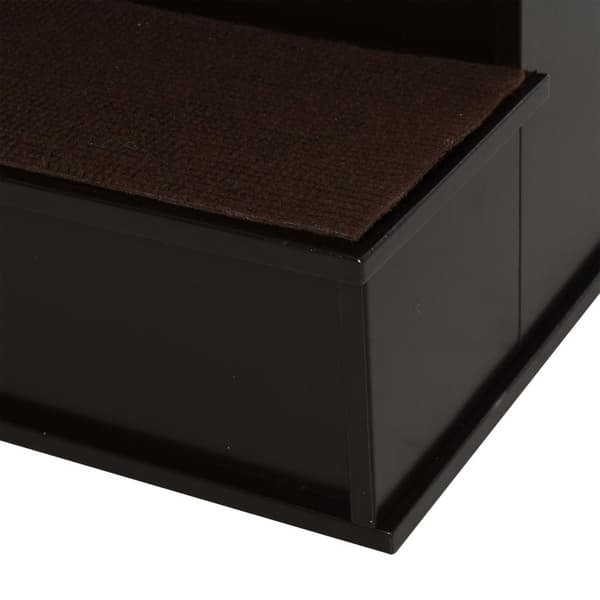 Rootz Pet -portaat matolla - ruskea - tekninen puu, pehmo - 15,74 cm x 23,22 cm x 21,33 cm