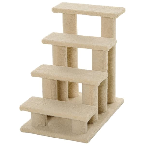 Rootz Animal Stairs - Beige - Lastulevy, Pehmo - 25 cm x 16,92 cm x 23,62 cm