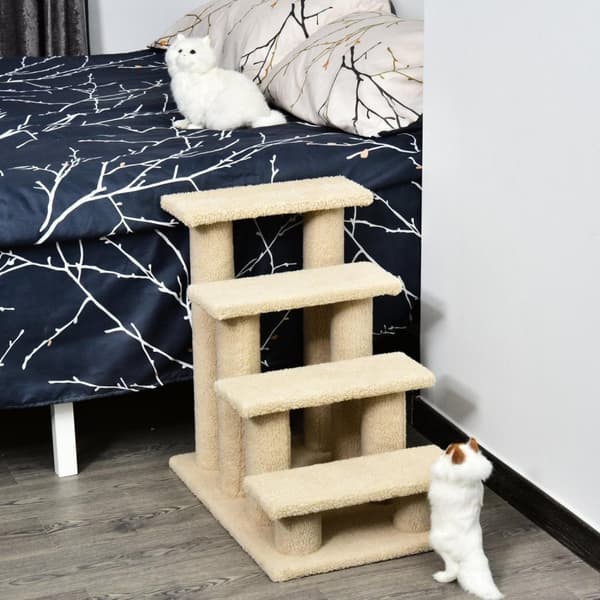 Rootz Animal Stairs - Beige - Lastulevy, Pehmo - 25 cm x 16,92 cm x 23,62 cm