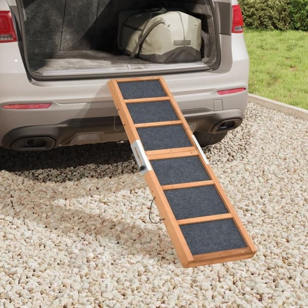 vidaXL hunderampe 120x30 cm massivt fyrretræ grøn