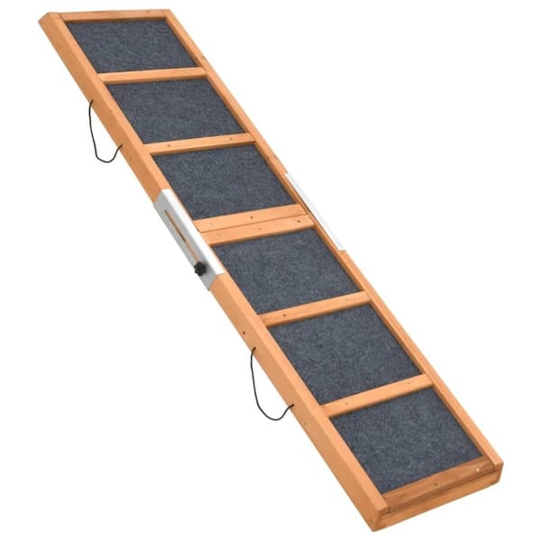 vidaXL hunderampe 120x30 cm massivt fyrretræ grøn