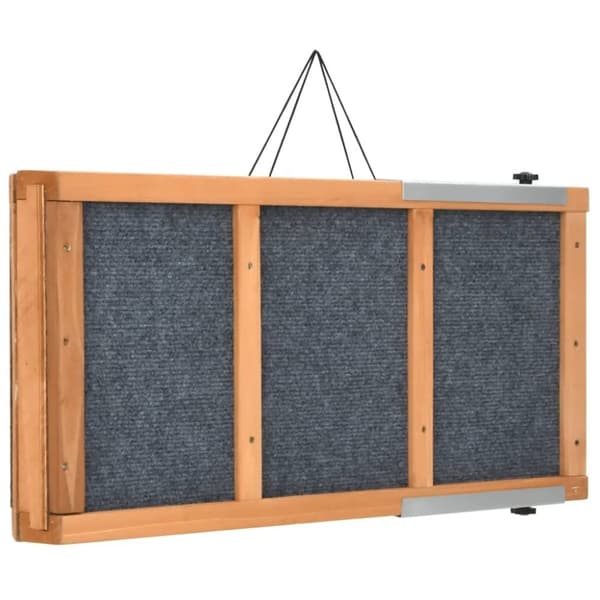 vidaXL hunderampe 120x30 cm massivt fyrretræ grøn
