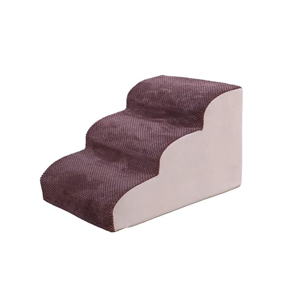 Koira-portaat, liukumaton muotoilu, irrotettava päällinen,35 cm korkea kahvi