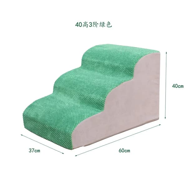 Koira-portaat, liukumaton muotoilu, irrotettava päällinen,40 cm korkeus vihreä
