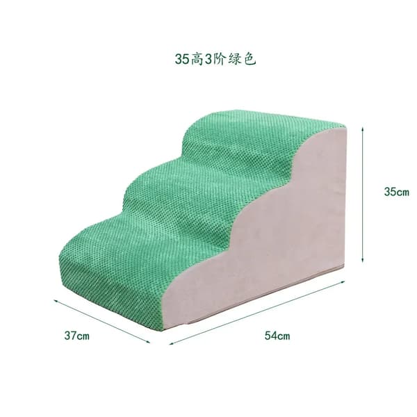 Koira-portaat, liukumaton muotoilu, irrotettava päällinen,35 cm korkeus vihreä