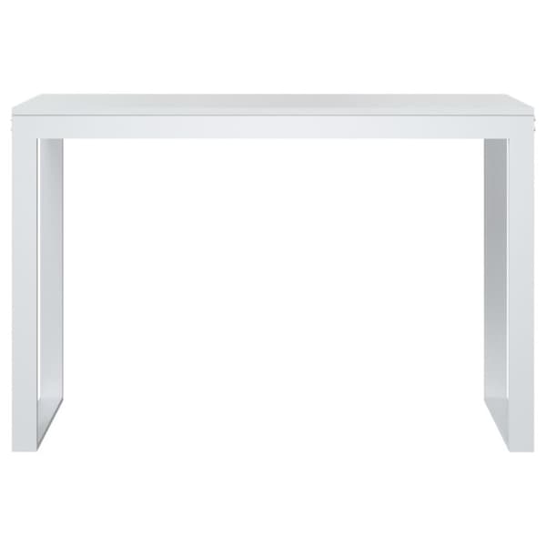 vidaXL Datorbord vit 110x60x73 cm spånskiva