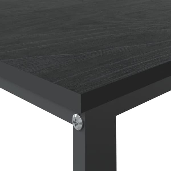vidaXL Datorbord svart 110x60x73 cm spånskiva