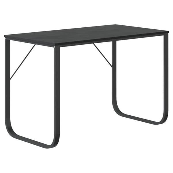 vidaXL Datorbord svart 110x60x73 cm spånskiva