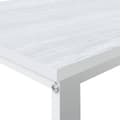 Miniatyrbild 5 av 8: vidaXL Datorbord vit 110x60x73 cm spånskiva