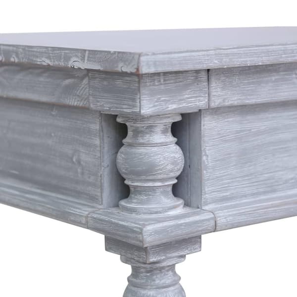 vidaXL Skrivbord 115x50x78 cm massivt mahognyträ