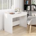 Miniatyrbilde 9 av 10: vidaXL Skrivebord hvit 101x50x76,5 cm sponplate
