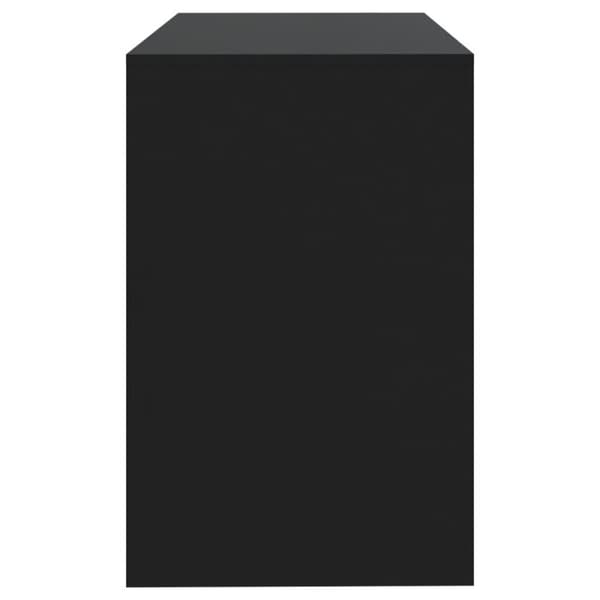 vidaXL skrivebord 101x50x76,5 cm spånplade sort