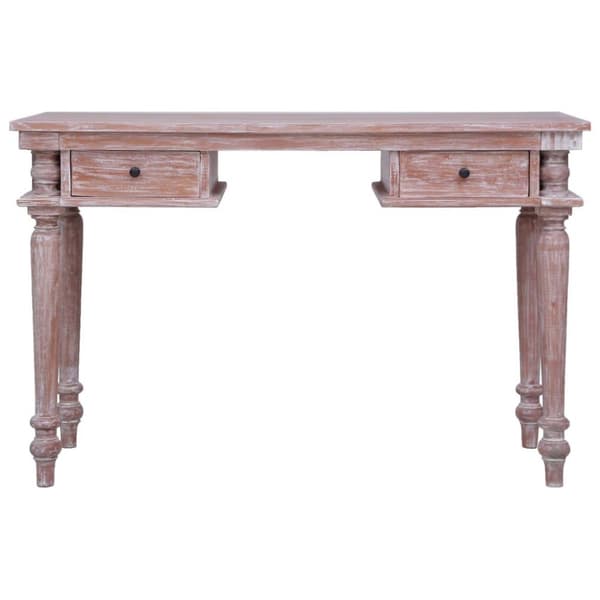 vidaXL skrivebord 115x50x78 cm massivt mahognitræ