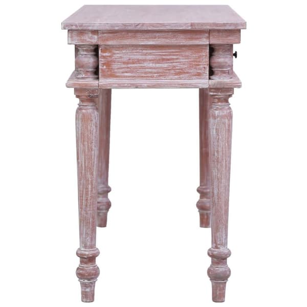 vidaXL skrivebord 115x50x78 cm massivt mahognitræ