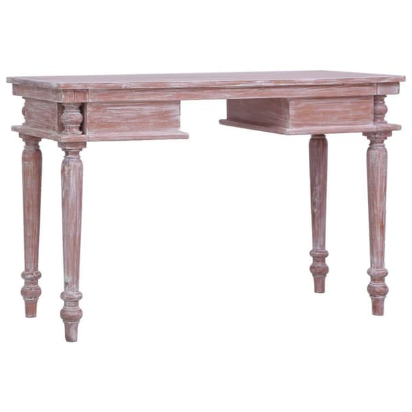 vidaXL skrivebord 115x50x78 cm massivt mahognitræ