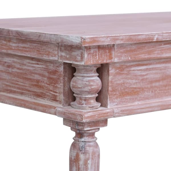 vidaXL skrivebord 115x50x78 cm massivt mahognitræ