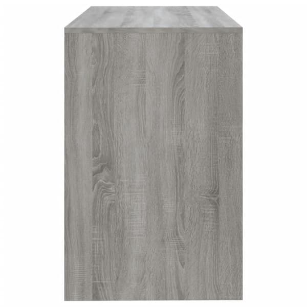 vidaXL skrivebord 101x50x76,5 cm spånplade grå sonoma-eg