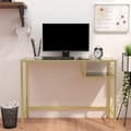 Miniatyrbild 9 av 10: vidaXL Datorbord svart marmor 100x36x74 cm härdat glas