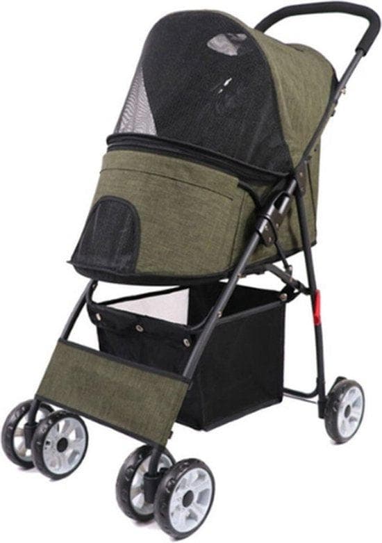 Meows Dogs & Cats Buggy - klapvogn - grøn