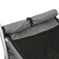 Miniatyrbillede 9 af 10: vidaXL foldbar hundeklapvogn 100x49x96 cm linned grå