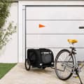 Miniatyrbillede 2 af 11: vidaXL cykeltrailer til kæledyr oxfordstof og jern sort