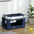 Pikkukuva 5 / 6: Rootz Dog Buggy - 2 turvahihnaa - Koirakärry - Taitettava - Irrotettava kori - Sadesuoja - Oxford-kangas - Teräs - Tummansininen - 81L x 58L x 97,5K c