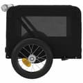 Miniatyrbild 9 av 11: The Living Store Cykelvagn för djur svart oxfordtyg och järn -  Vagnar för husdjur