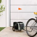 Miniatyrbild 2 av 11: The Living Store Cykelvagn för djur grå och svart oxfordtyg och järn -  Vagnar för husdjur