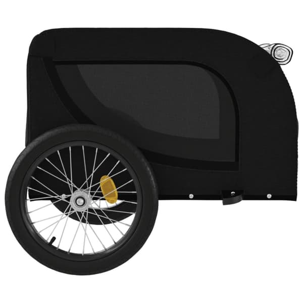 Vogne til kæledyr - Living cykeltrailer til kæledyr oxfordstof og jern sort