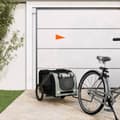 Miniatyrbillede 2 af 11: Cykelanhænger til kæledyr oxfordstof og jern sort og grå - Hundetrailer - Hundetrailere - Home & Living