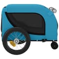 Miniatyrbillede 5 af 11: vidaXL hundetrailer til cykel oxfordstof og jern blå og sort