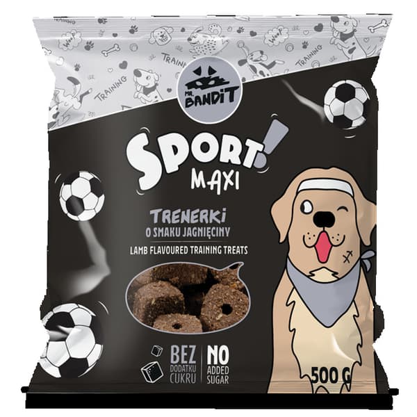 MR. BANDIT Sport Maxi Trainers with lamb flavor - dog treat - 500 g