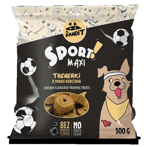 MR. BANDIT Sport Maxi Trainers with chicken flavour - dog treat - 500 g