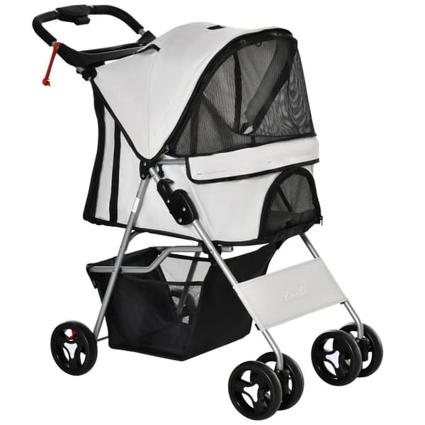 Rootz Dog Buggy Stotaler - Lemmikkieläinten kantaja - taitettava lemmikkieläinten kuljetus - vedenpitävä Oxford -kangas - 75L x 46W x 94H CM
