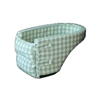 Bærbar kæledyrsbilsæde, sikker central kontroldesign, kompakt størrelse,grøn, 42x20x22cm