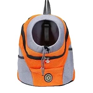 Ryggsäck, Andningsbart Material, Klassisk Design,Orange, M för 3-6kg