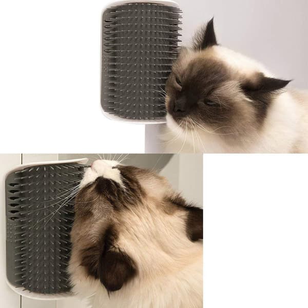Kattebørste - Self Groomer Grå