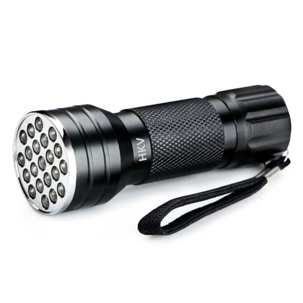 UV 21 LED 395NM Ultra Violet taskulamppu - havaitsee koiran virtsan