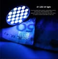 Pikkukuva 8 / 9: UV 21 LED 395NM Ultra Violet taskulamppu - havaitsee koiran virtsan