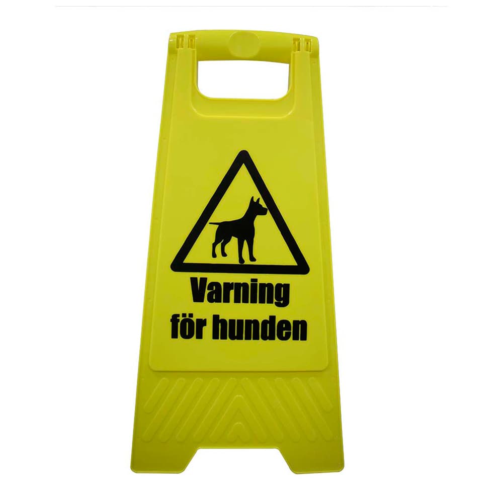 Varningsskylt - Varning för Hunden