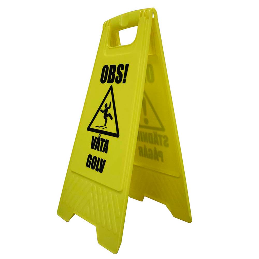 Varningsskylt - Städning Pågår