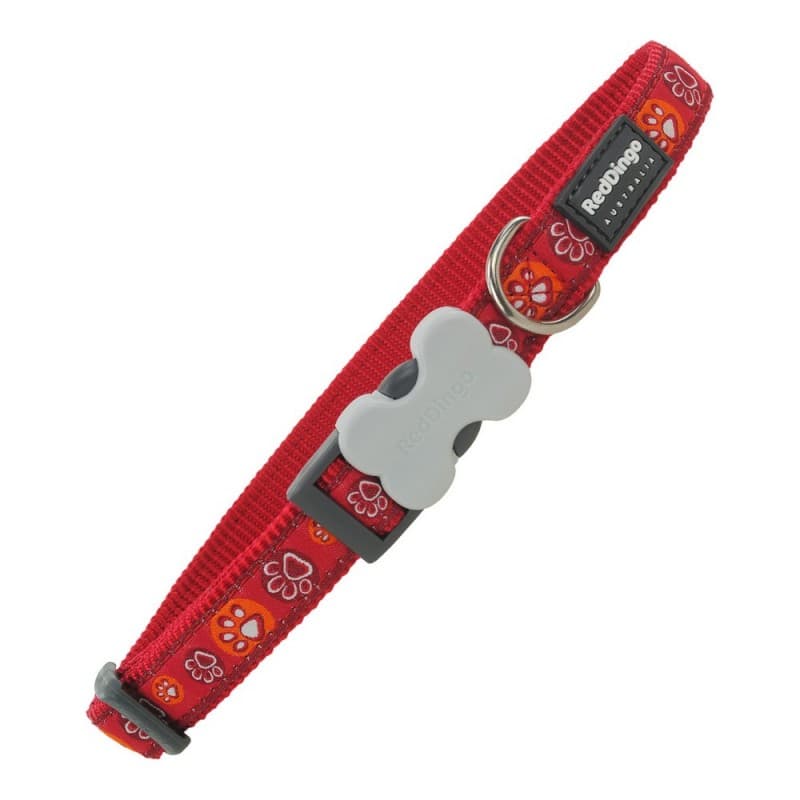 Hundhalsband Red Dingo Style Röd (2 x 31-47 cm)
